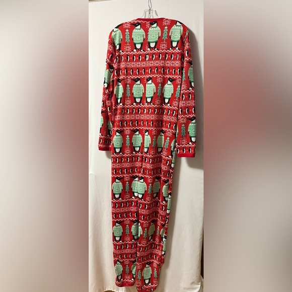 Men’s One piece Penguin Pajamas 100% Polyester Size Small - Picture 2 of 7